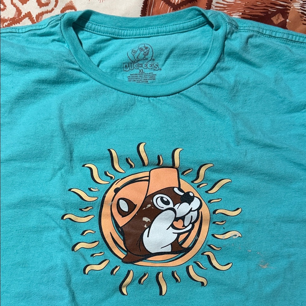 Buc-ee's Teal Graphic T-Shirt